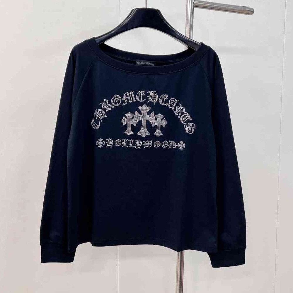 Chrome Hearts Black Long Sleeve Tee